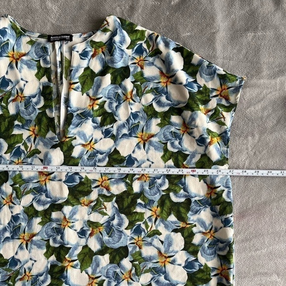 𝅺AMERICAN Apparel Tropical Floral Shift Dress XS/S - Picture 7 of 9